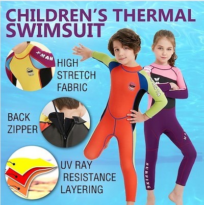 thermal swimming suit for toddlers