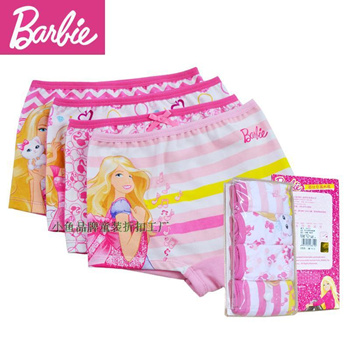 Barbie Children's Underwear Girls' Cotton Boxer Little Girl