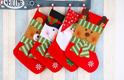 Qoo10 Chrismas Party Decoration Christmas Stockings Decorations