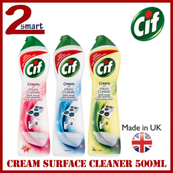 Qoo10 - [Made in UK] Cif Cream Surface Cleaner with Micro Crystals 500ml :  Household