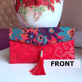 Floral Red Packet Holder, Ang Pows Organiser