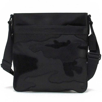 Qoo10 - Bag Mens Shoulder COACH Outlet Men&#39;s Leather Nylon Camouflage Cros... : Bag & Wallet