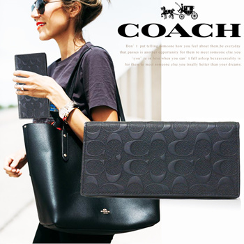 Coach breast pocket wallet in signature leather hot sale