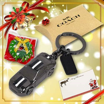 Qoo10 - Coach key holder Christmas gift set COACH outlet Metal car key ring  /  : Accessories