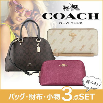 Coach 3 best sale piece purse set