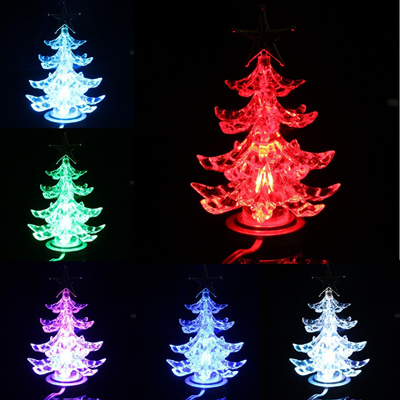 Qoo10 Color Charging Top Star Usb Led Christmas Tree Desk Topper