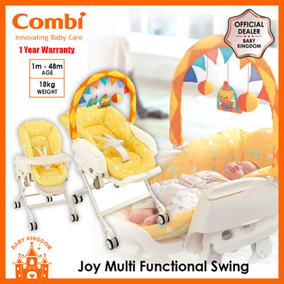 Combicombi Joy Multi Functional Swing High Chair 0 48 Months 1 Year Warranty