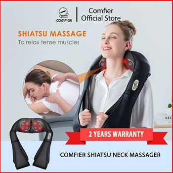 Comfier shiatsu best sale back massager