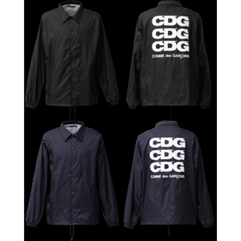 [US$138.64](▼25%)Comme des Garçons CDG Coach Jacket 2 Windbreaker 2 Colors  SZ-J004