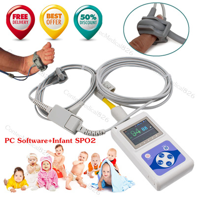 Qoo10 - Infant Finger Pulse Oximeter New born Neonate Spo2 PR Heart ...