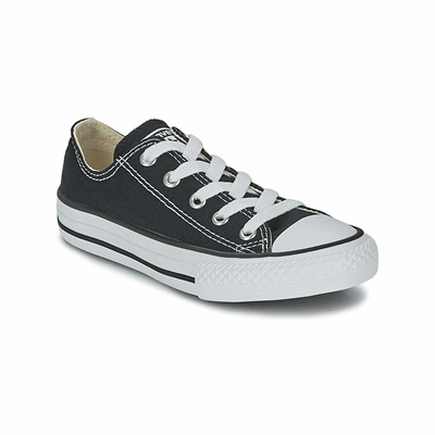kids black and white converse