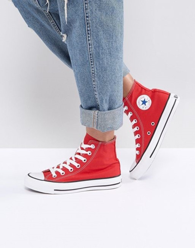 red shoes converse