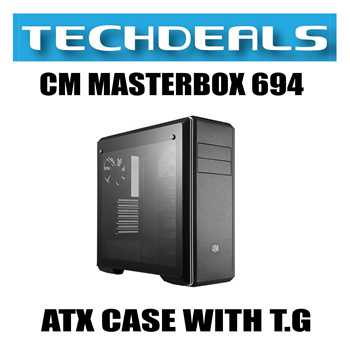 Qoo10 - Cooler Master MASTERBOX CM694 ATX CASE WITH Tempered.Glass