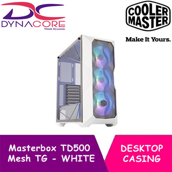 Cooler Master MasterBox TD500 White Mid-Tower Computer Case