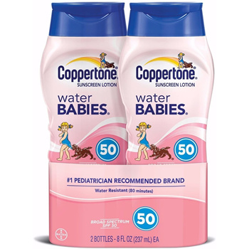 Coppertone water best sale babies sunscreen lotion