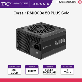 Qoo10 - DYNACORE - Corsair RMe Series RM1000e 1000W 80 PLUS Gold Low-Noice  Ful : Computer & Games