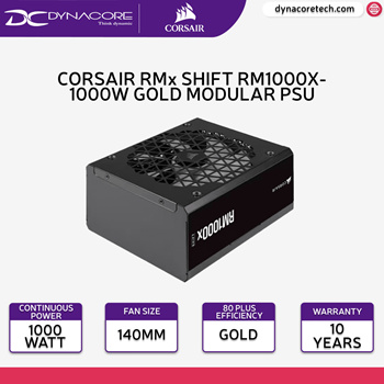 CORSAIR RMx Shift Series RM1000x Shift Fully Modular 80PLUS Gold
