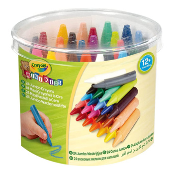 Qoo10 - [SG] Crayola 811481 Mini Kids Jumbo Crayons 24ct