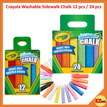 Crayola Chalk, Assorted Colors - 12 count