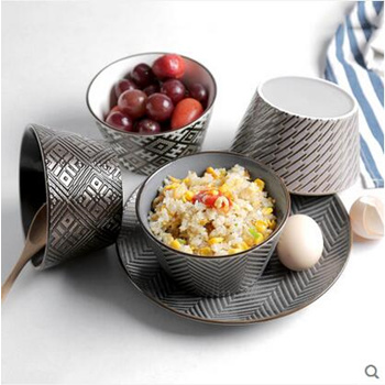 Korean rice bowl metal hot sale