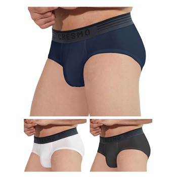 CRESMO Men's Anti-Microbial Micro Modal Underwear Breathable Ultra