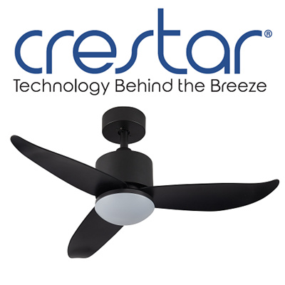 Crestarcrestar Valueair 40 Inch 3 Blade Ceiling Fan With Led Light And Remote Control