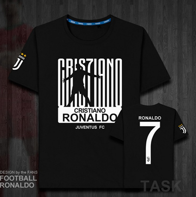 Cristino Ronaldo 7 Juventus Fc Tee Tshirt For Kids And Adults