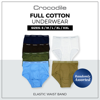 Crocodile Style Fashion Print Men's Briefs Underwear Low Rise