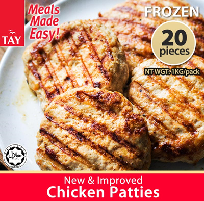 Qoo10 Cs Tay Frozen Chicken Pattie Grilled20pcsfrozen