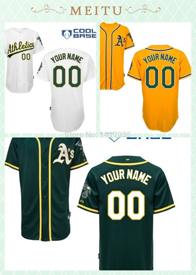 personalized oakland a's jersey