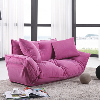 Cute Bedroom Ideas Folding Double Sofa Bed Lazy Tatami Sofa Small Fabric Lounge Sofa