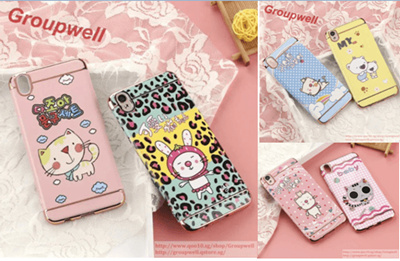 Qoo10 - Cute Cartoon Shockproof Cover Case For iPhone 6/6S 