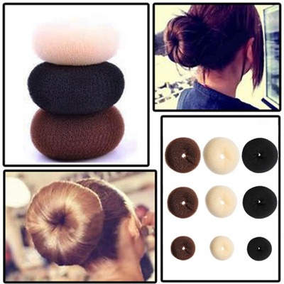 Qoo10 Cute Girls Updo Styling Tools Doughnut Bun Ring Shaper