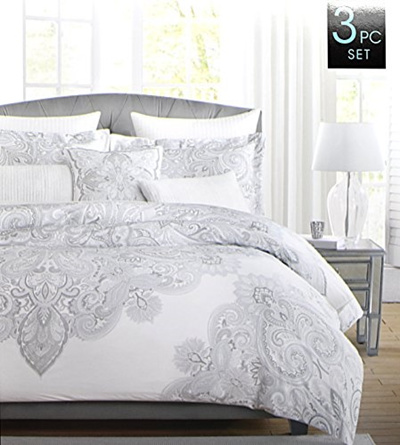 Qoo10 Cynthia Rowley Bedding 3 Piece Full Queen Zoraya Metalic