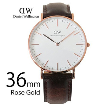 [iroiro] [다니엘 웰링톤]Daniel Wellington 손목시계 워치 0511DW Classic Bristol 36mm 맨즈  레이디스 [병행수입품]