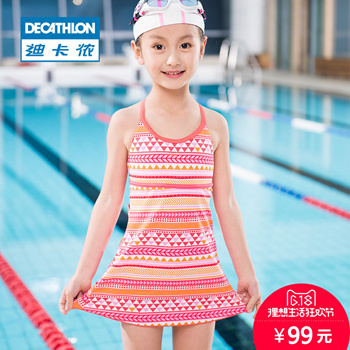 Girls hot sale skirted swimsuit