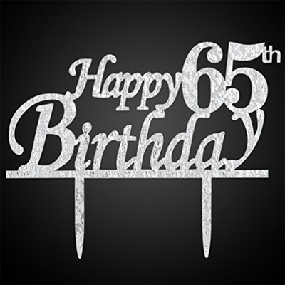 Qoo10 - decorating tools INNORU Happy 65th Birthday Cake Topper - 65 ...