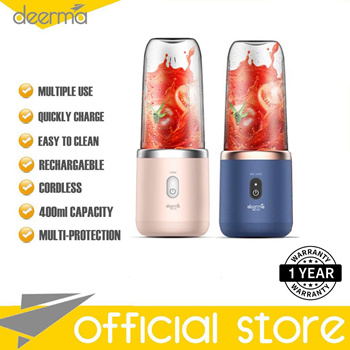 Deerma Mini USB Blender Bottle Portable Travel Juicer, Cup Food