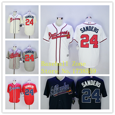 sanders braves jersey