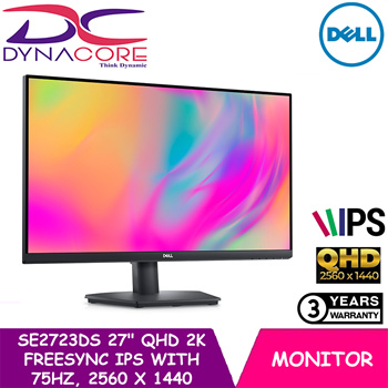 Qoo10 - DYNACORE -Dell SE2723DS 27 QHD 2K FreeSync IPS Monitor