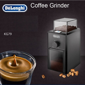 Qoo10 DeLonghi Stainless Steel Burr Coffee Grinder with Grind Selector and Q. Home Electronics