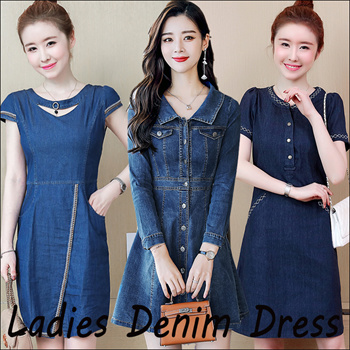 Generic Korean Plus Size Denim Dress For Women Summer Dress 2021 Casual  With Button Pocket Sexy Mini Jeans Dress 3xl 4XL BOodinerinle @ Best Price  Online | Jumia Kenya