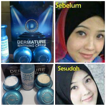 Qoo10 Dermature Cream Whitening Skincare Kosmetik