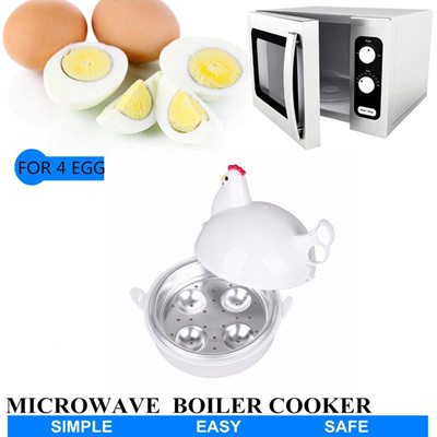 Chicken Shape Microwave 4 Egg Boiler Steamer Poacher Boiler Cooker Kitchen Tools