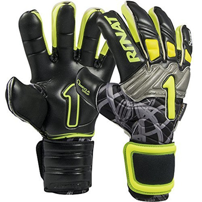 neon yellow football gloves