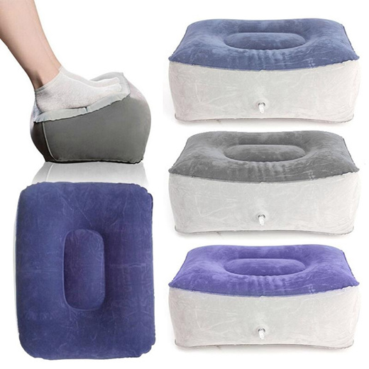 Qoo10 - discount Inflatable Travel Foot Rest Footrest Pillow Air ...