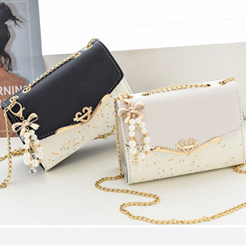 Luxury Glitter Square Box Women's Handbag Shiny Rhinestone Diamond