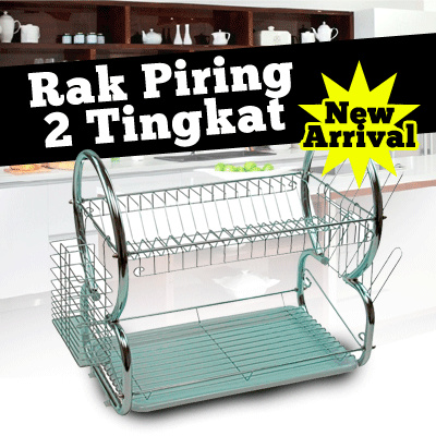  Rak Piring 2 Tingkat Stainless Daftar Harga Terlengkap 