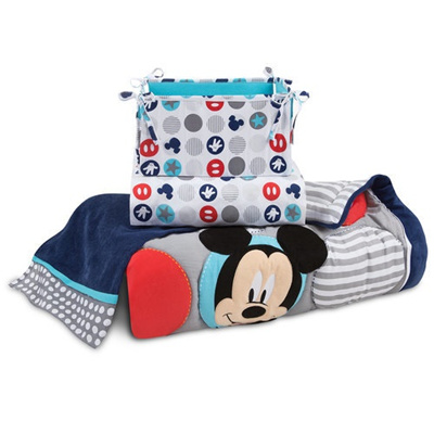 Qoo10 Disney Mickey Mouse Best Buddies Crib Bedding Set