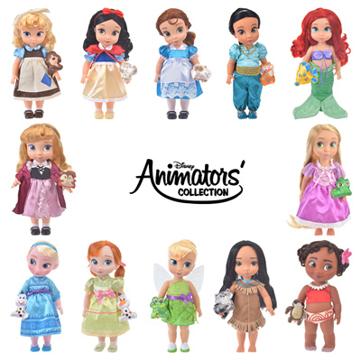 Disney Store Genuine 2019 Disney Baby Stone Doll Disney Animators Collection - 